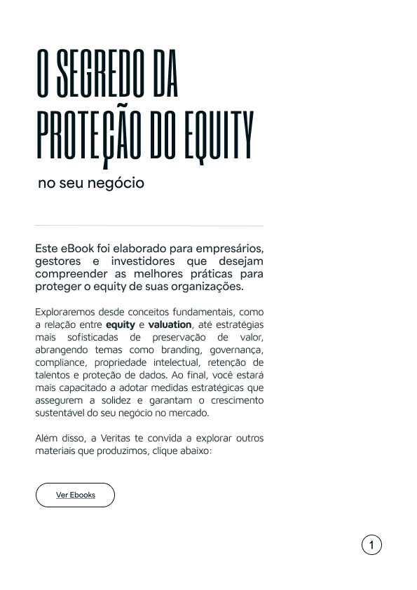 Página do material O Segredo da Proteção do Equity no seu Negócio