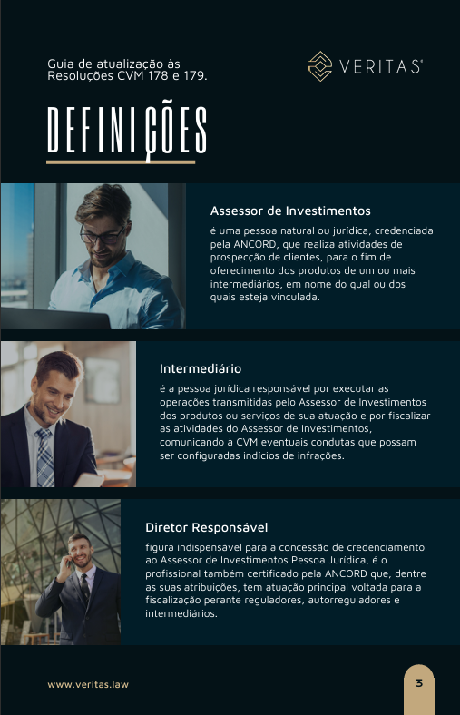Página do material Novo Marco Regulatório dos Assessores de Investimentos